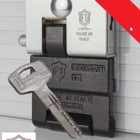 Antivol ft taroni 4930 evo pour porte de garage avec cle a point et carte de propriete