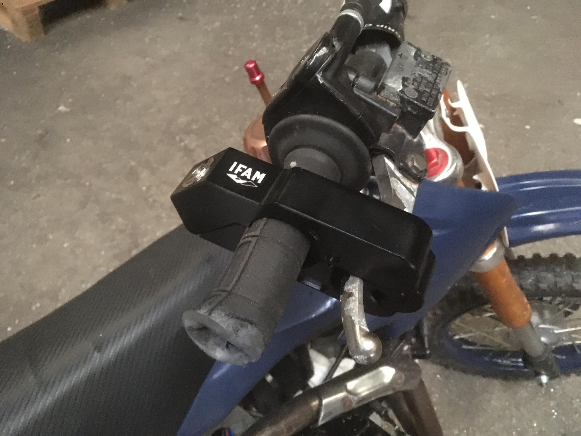 Antivol ifam levier de frein rpm pour moto cross dirt bike quad velo trottinnette electrique 