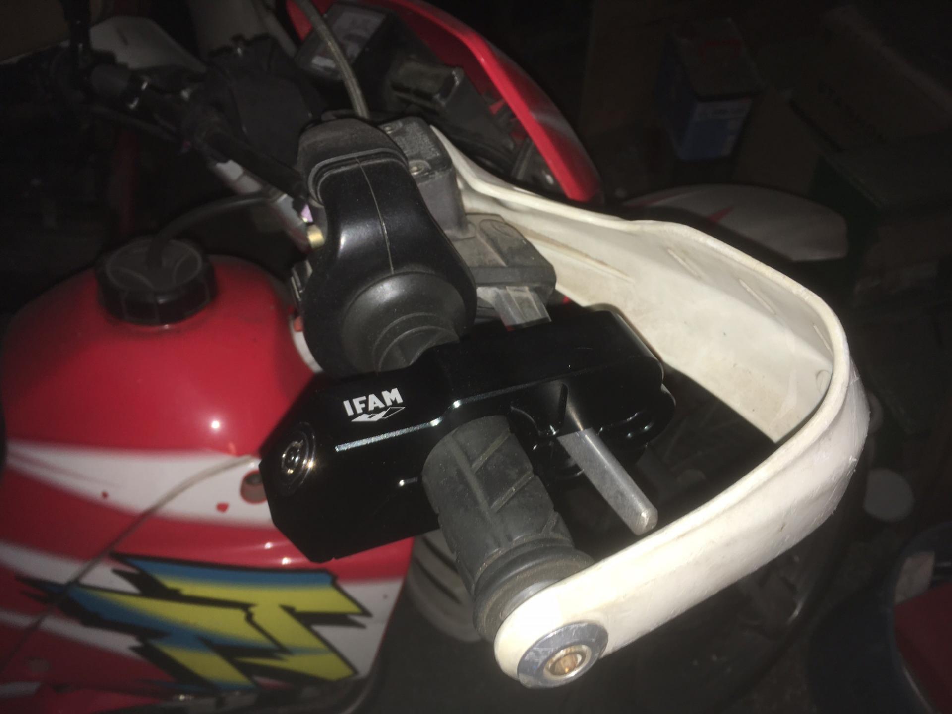 Antivol ifam levier de frein rpm pour quad moto cross velo trottinnette electrique 