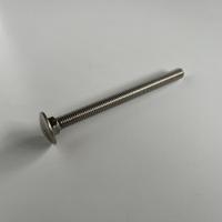 Boulon inox trcc 8x100 tete ronde collet carre pour verrou et serrures imc creation