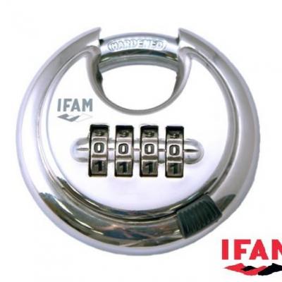 Cadenas à combinaison CIRCULAR COMBI Ifam