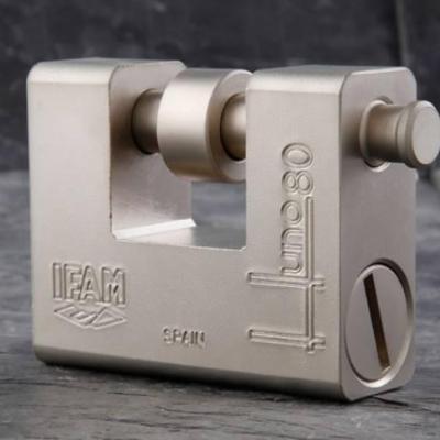 Cadenas blinde haute securite ifam huno80 avec anse de 14 mm copie