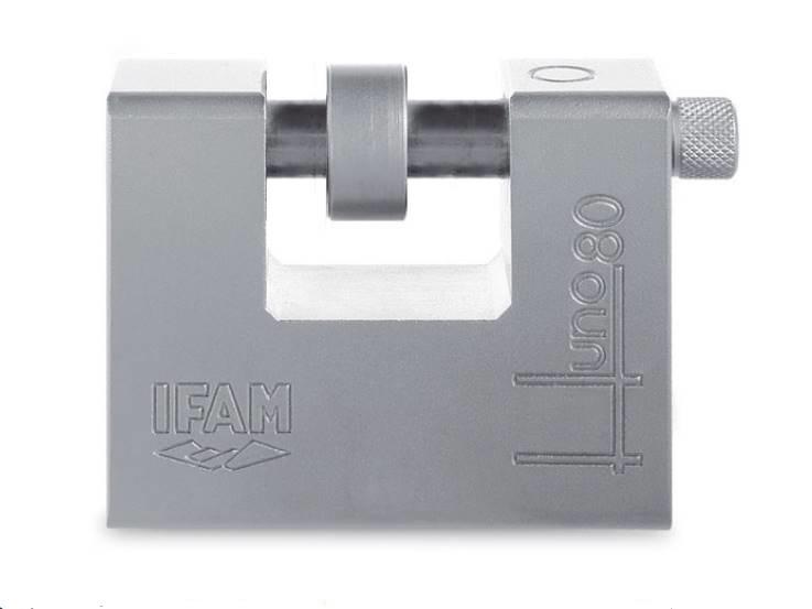 Cadenas haute securite ifam huno80 avec axe de 14 mm
