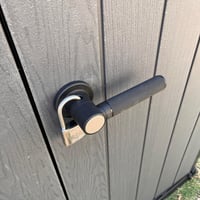 Cadenas inox pour placard exterieur et abris keter