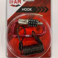 Cadenas manille a code avec cable hook ifam 1