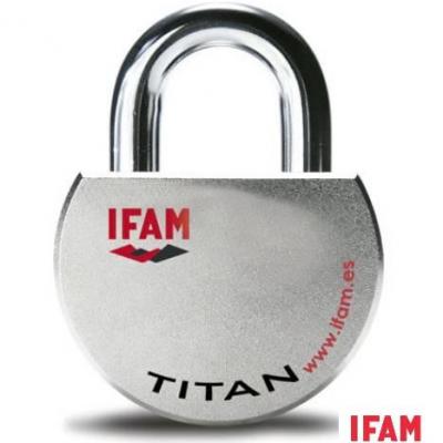 Cadenas blindé Haute Securité IFAM TITAN Degré 6 suivant Norme EN12320