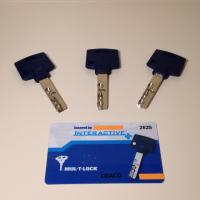 Clef + carte de proproété Cadenas Haute Sécurité  MUL-T-LOCK  CAD-C13 REG