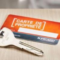 Cle de cylindre vtx picard avec carte de propriete