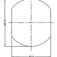 Dimension de persage de contacteur a cle haute securite ifam m27 46