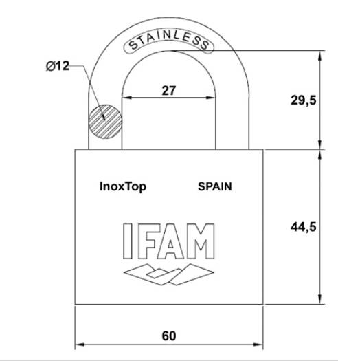 Cadenas anse inox standard - Accastillage Diffusion