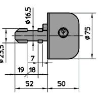 Dimensions demi bille pour sabot viro 4201