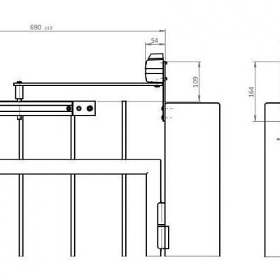 Dimensions et schema du ferme portillon et portail mab 650c jpg