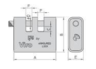 Dimensions Cadenas BLINDE FAI By Viro