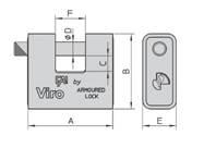 Dimensions Cadenas BLINDE FAI By Viro