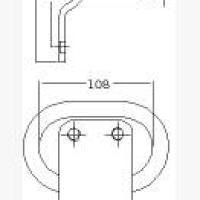 Dimensions Anneau d'ancrage Blindé IFAM pour chaine de moto/scooter