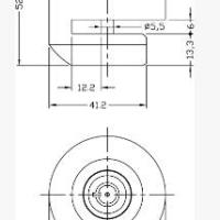 Dimensions Bloque disque IFAM Custom Steel 50