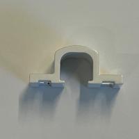 Gache supplementaire pour verrou x23 antivol pour baie coulissante et porte blanc