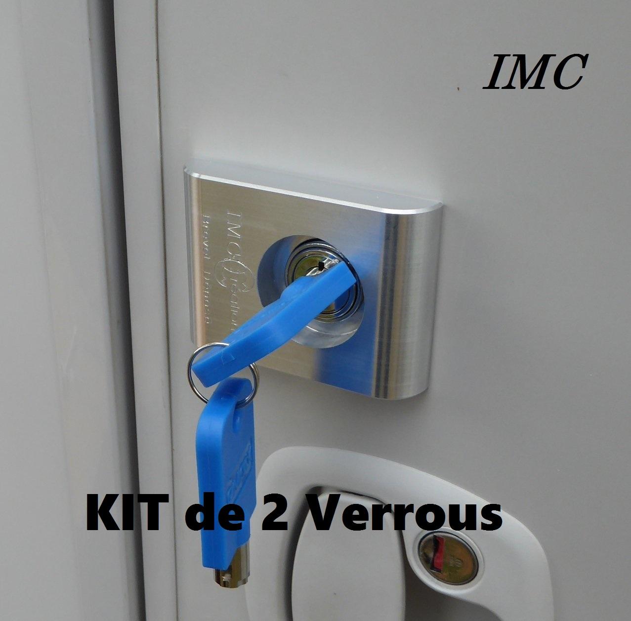 Set de verrou pour cellule et coffre des camping-cars IMC 2019