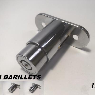 Kit de 3 Barillets de rechange 1529 pour verrou IMC