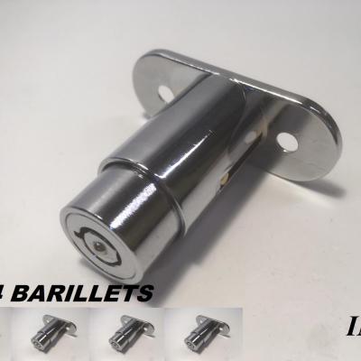 Kit de 4 Barillets de rechange 1529 pour verrou IMC