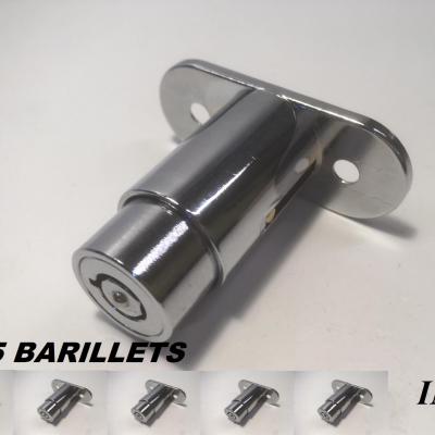 Kit de 5 Barillets de rechange 1529 pour verrou IMC