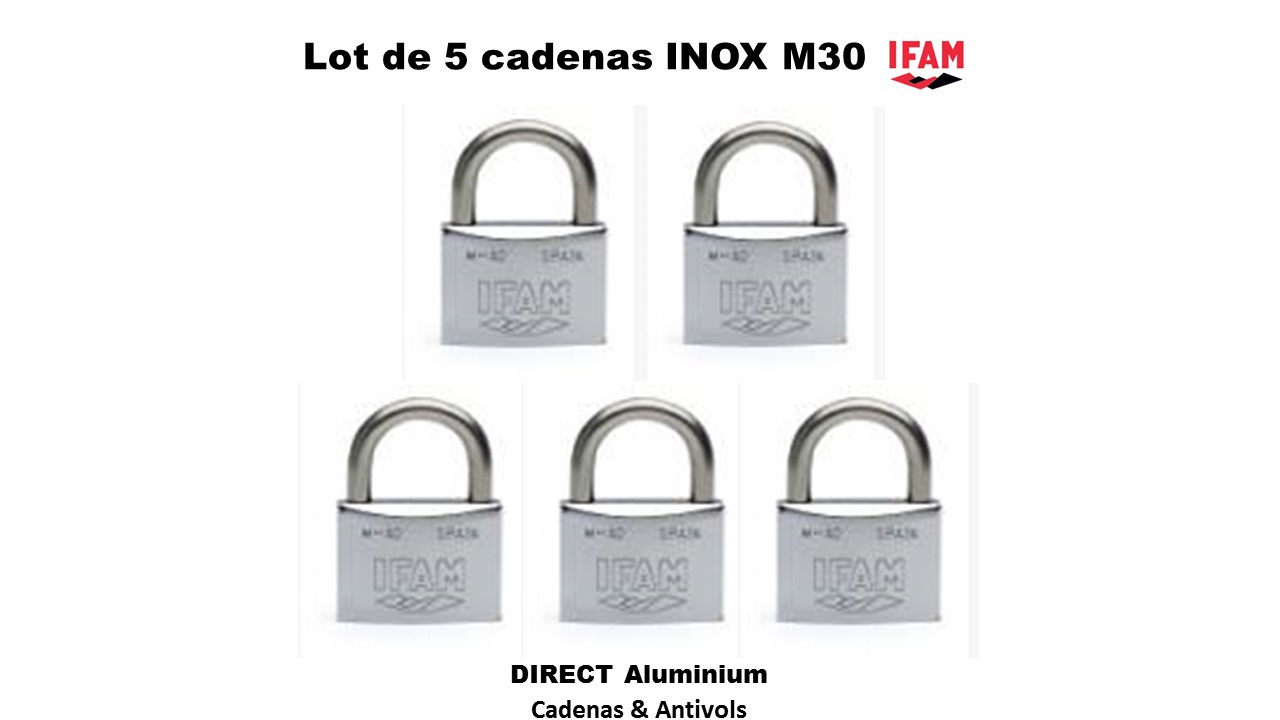 Cadenas INOX M40 LS anse Longue inoxydable IFAM MARINE, mer