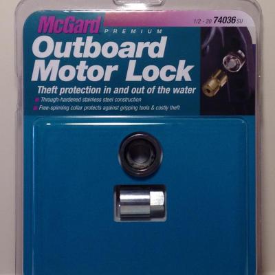 Antivol moteurs Bateaux Hors Bord McGARD  Ref 74036. Filet 1/2-20