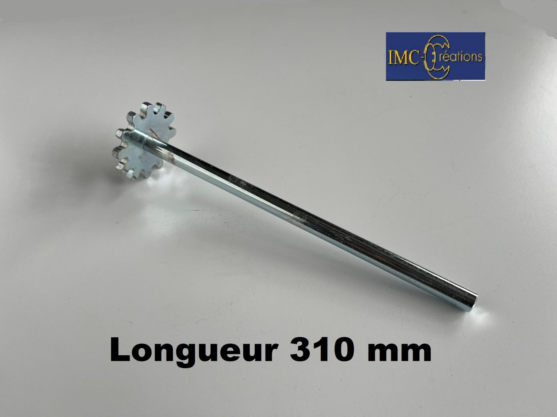 Pignon tige longue pour verrou 1507 et 1508 IMC Creation