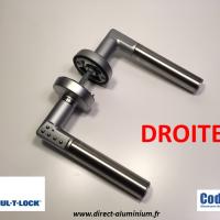 Poignee bequille a code mul t lock code it droite 