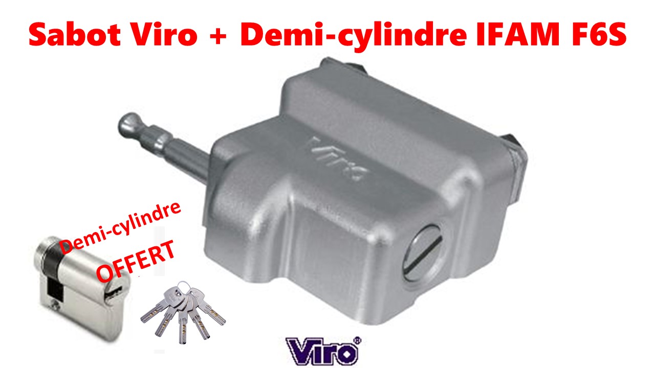 Sabot condor viro avec demi cylindre ifan f6s offert