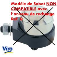 Sabot viro non compatible avec l anneau de rechange d