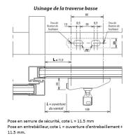 Schema de pose verrou entrebailleur x32