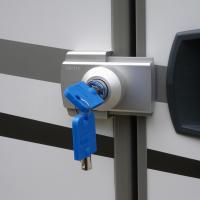Serrure de securite pour porte de camping car caravane ambulance 
