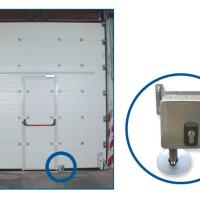 Serrure electrique viro 7905 v06 avec harpon rotatif pour porte de garage sectionnelle motorisee