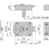 Serrure electrique viro v9083 dimensions