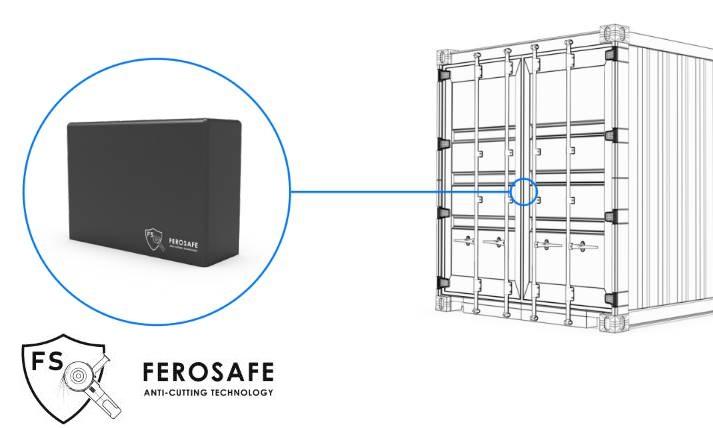 Serrure pour conteneur ferosafe copie