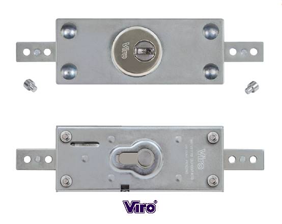 Serrure pour rideaux métalliques et porte de garages VIRO 8271