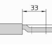 Dimensions Serrure viro pour rideaux metalliques et portes de garage ref 8231 9