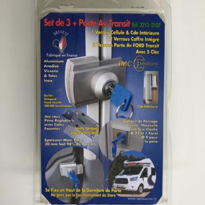  Serrure de Porte D'entrée en Acier Inoxydable 304 pour Poignée  de Camping-car pour Camping-cars, Camions, Remorques