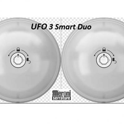 Pack Double UFO 3 SMART DUO Antivol pour Utilitaires. Teinte: BLANC