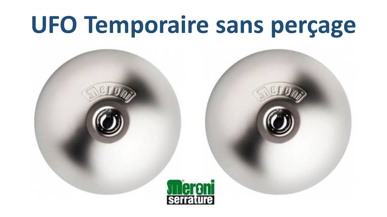 Serrure antivol utilitaire sans perçage, Meroni UFO Tempo, Petits prix